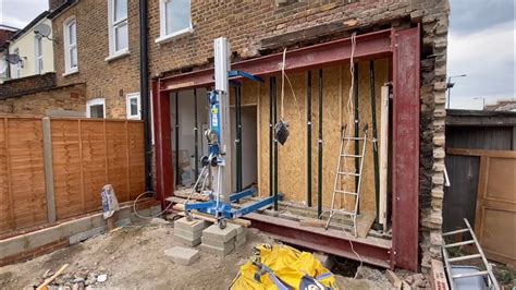 steel box frame for extension cost|diy steel frame extensions.